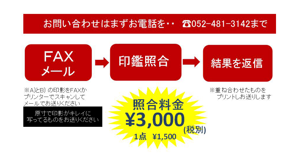 印鑑照合サービス 印鑑 株式会社 大日堂 オリジナル印鑑やゴム印の製造 販売